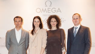 Stefan peter (swatch group), yulia tatarskaya (omega), ksenia rappoport i andrey evdokimov (omega)